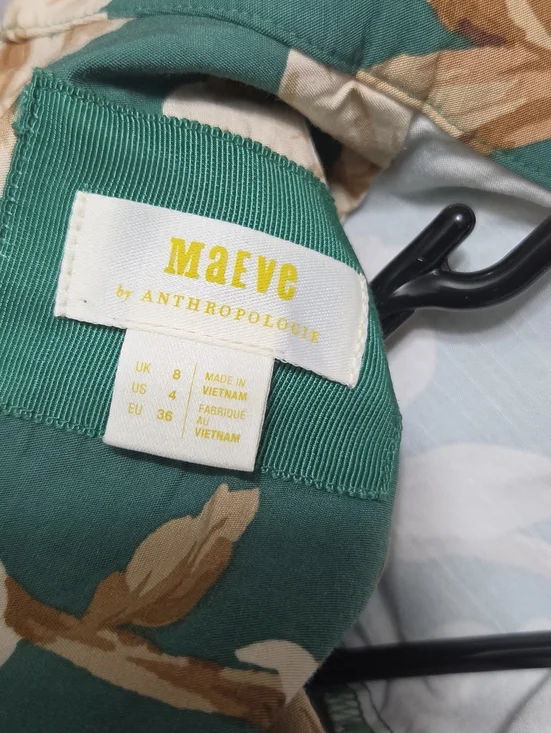 Maeve By Anthropologie Mock-Neck Shift Mini Dress  Size 4 EUC - Picture 6 of 9